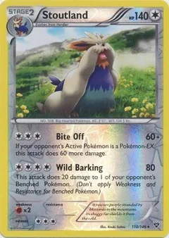 Stoutland Reverse Holo 110
