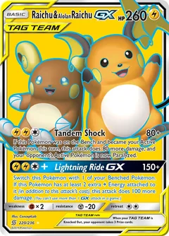 Raichu & Alolan Raichu-GX