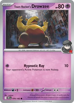 Team Rocket's Drowzee