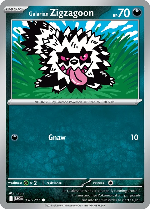 Galarian Zigzagoon Energy