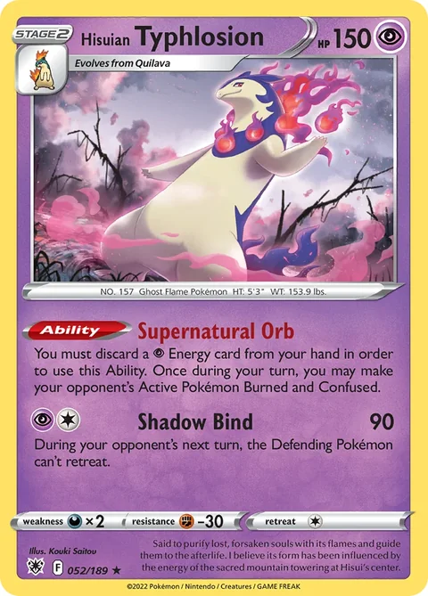 Hisuian Typhlosion Gamestop Promo