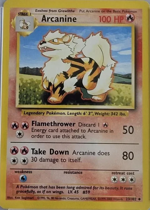 Arcanine 1999 2000