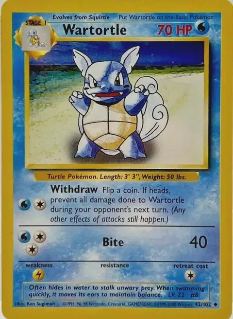 Wartortle 1999 2000
