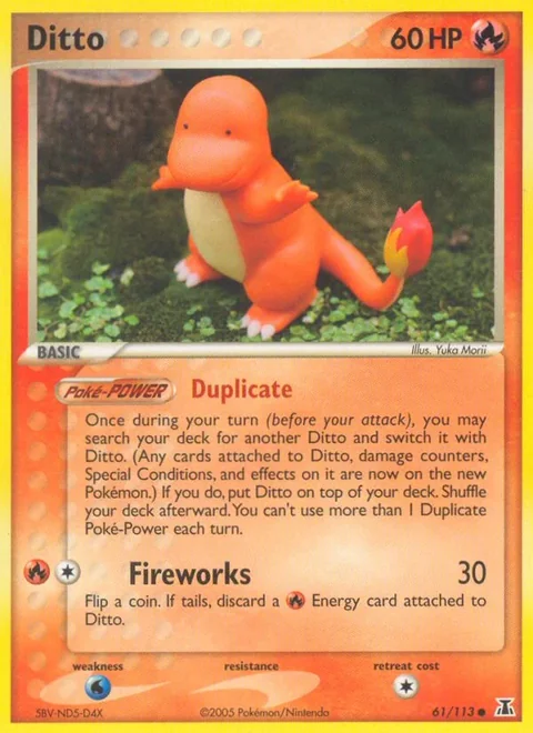 Ditto Charmander Origins