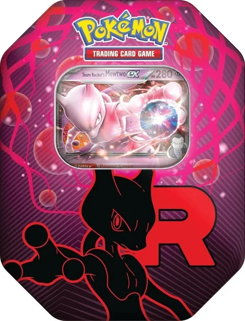 Team Rocket Tin Mewtwo Ex