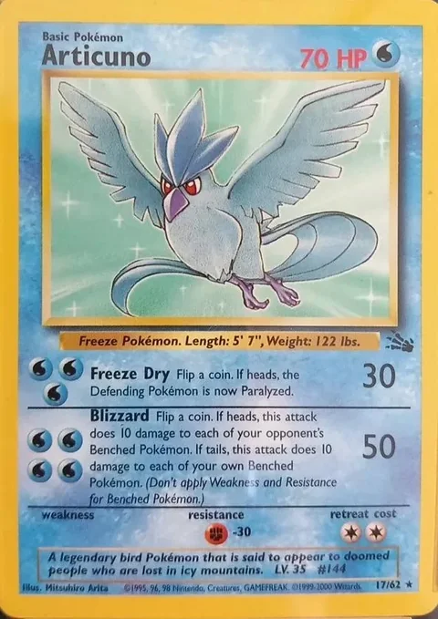 Articuno 1999 2000