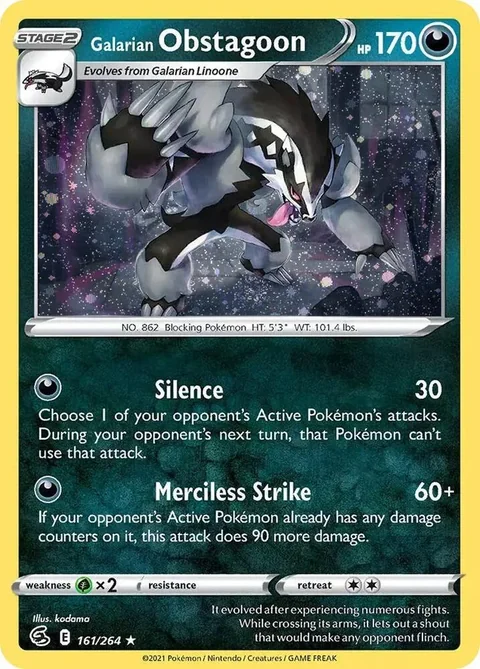 Galarian Obstagoon Cosmos