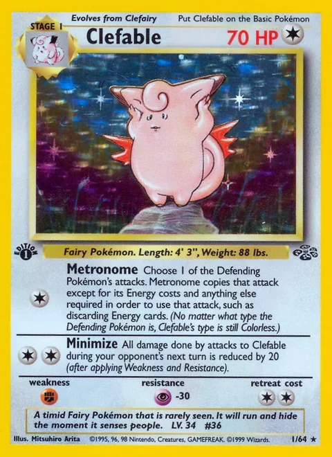 Clefable No Symbol