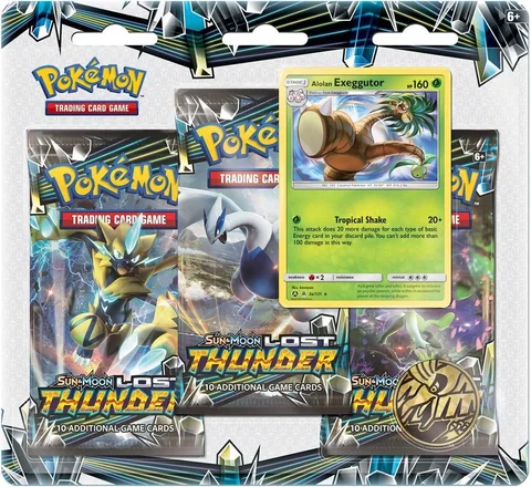 Alolan Exeggutor 3 Pack Blister