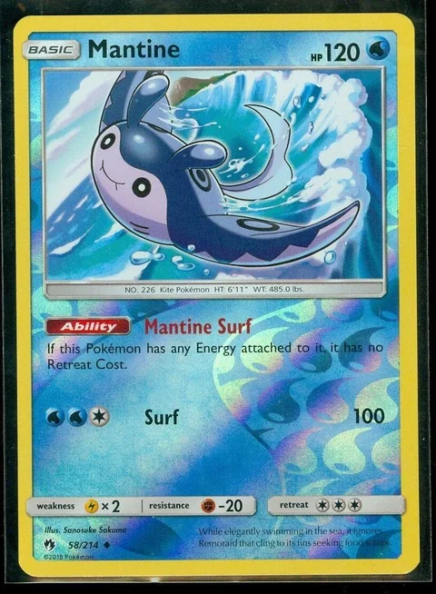 Mantine Reverse Holo 58