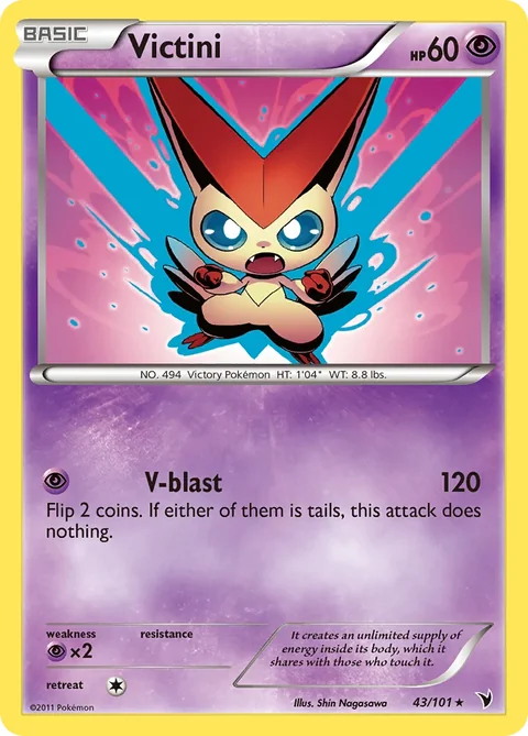 Victini Prerelease Staff 43