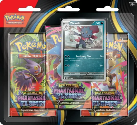 3 Pack Blister Weavile