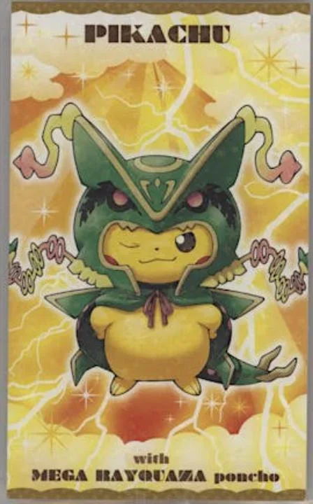 Rayquaza Poncho Wearing Pikachu