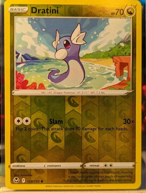Dratini Reverse Holo 129