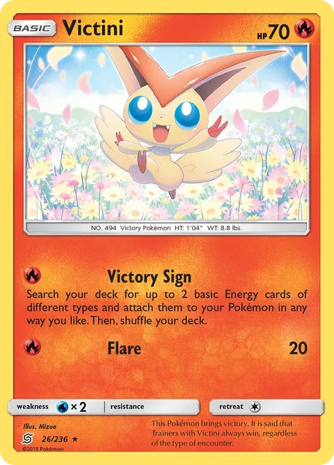 Victini Reverse Holo 26