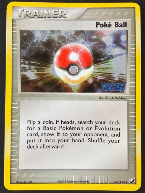 Poke Ball Reverse Holo 87