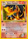 Blaine's Charizard (1st Edition)