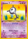 Unown [Y] (1st Edition)