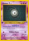 Unown [Z] (1st Edition)