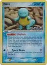 Ditto Squirtle Reverse Holo 64