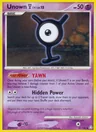 Unown Y Reverse Holo 81