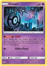 Unown Reverse Holo 91