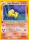 Light Ninetales 1St Edition 50