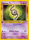 Unown S 1St Edition 87