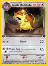 Dark Raticate 1St Edition 51
